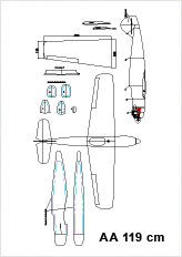 Disegno BF-109 (AA 119 cm)