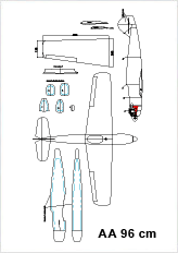 Disegno BF-109 (AA 96 cm)